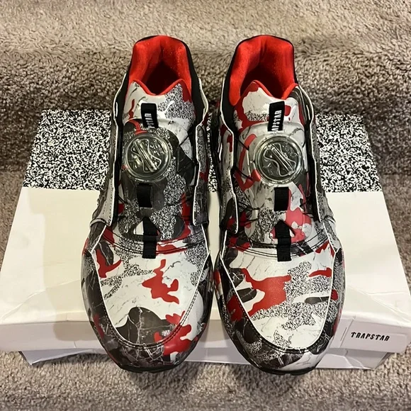 Puma Disc Blaze Camo x Trapstar shoes sneakers new 361647 01 Mens Size 11.5 - Picture 7 of 15